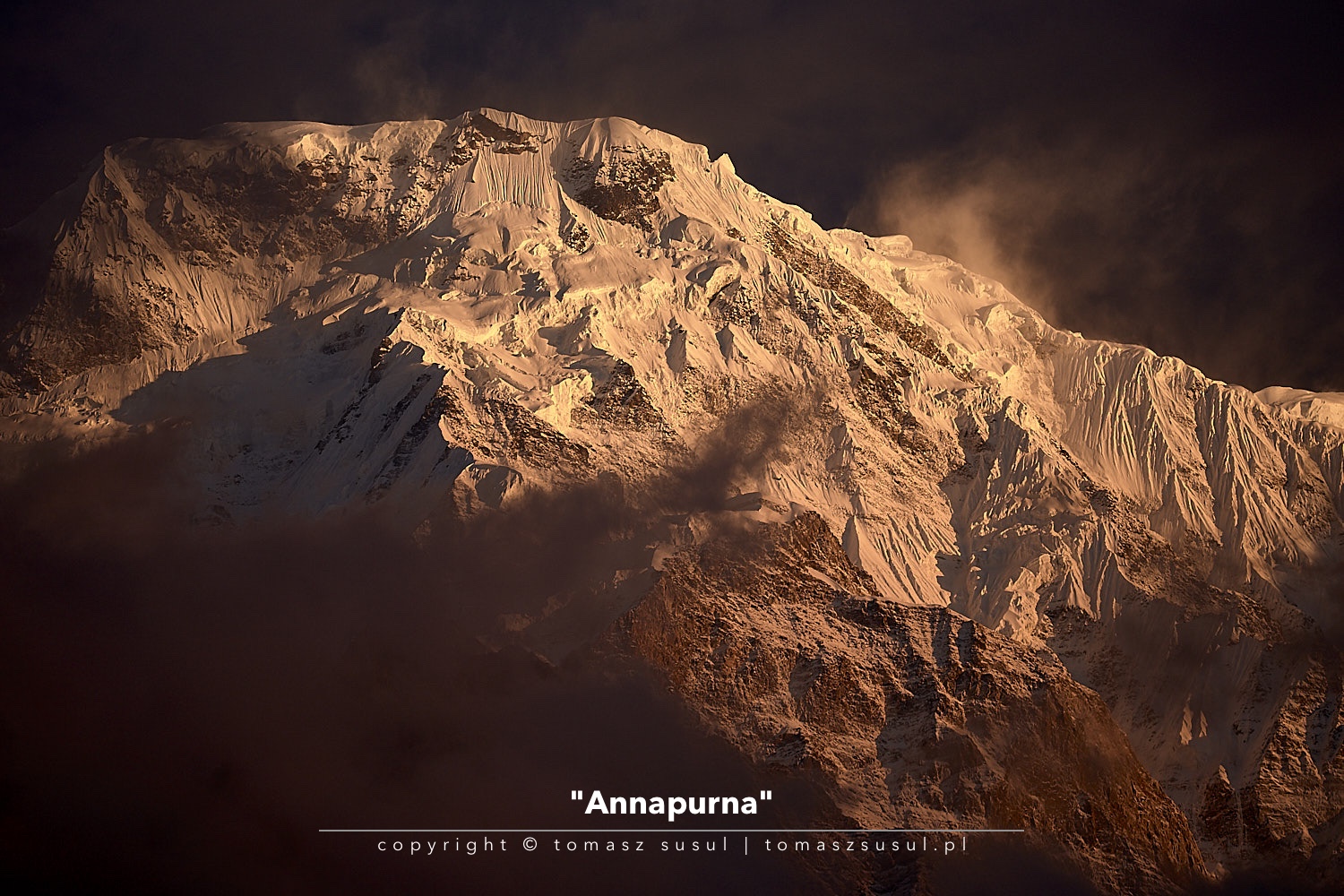 Annapurna at Sunset, Nepal