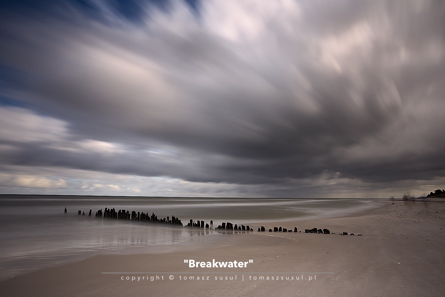 Breakwater, Baltic Sea, Poland
